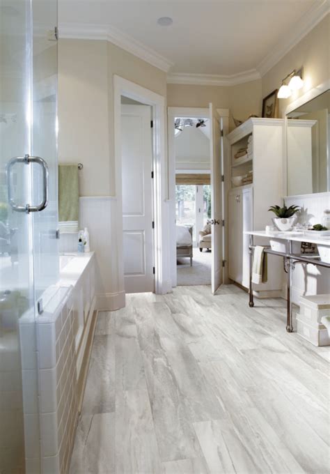 luxury vinyl tile bathroom flooring